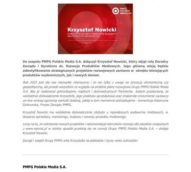 Nowicki Krzysztof nota