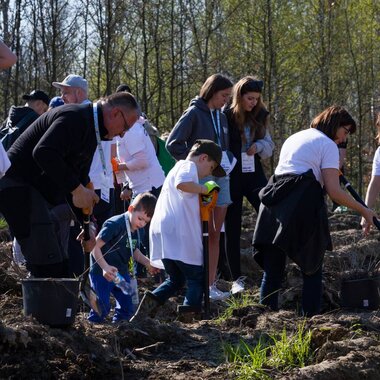 Tysiące dębów od KGHM w Międzynarodowym Dniu Ziemi