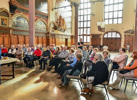 Seniorzy do Muzeum! to cykl comiesięcznych spotkań adresowanych dla osób 60+, fot. A. Grabowska