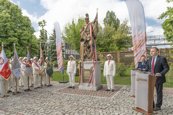 Pomnik Św. Floriana Huta Miedzi Legnica