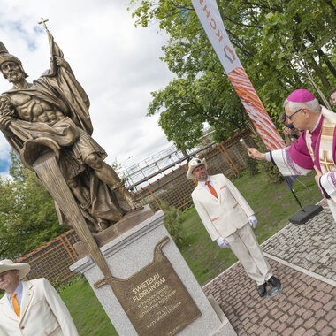 Pomnik Św. Floriana Huta Miedzi Legnica