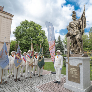 Pomnik Św. Floriana Huta Miedzi Legnica