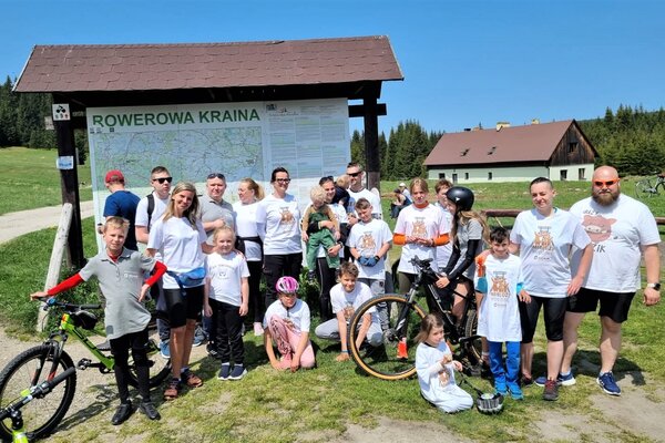 Rowerowy Rajd Rodzin Zastępczych - Jakuszyce 2023