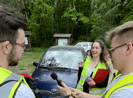 Studenci SGGW analizują wpływ drogi przecinającej Kampinoski Park Narodowy na kształtowanie przestrzeni, środowisko i walory krajobrazu