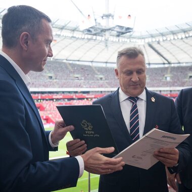 Staropolanka oficjalną wodą Reprezentacji Polski w piłce nożnej