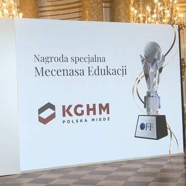 KGHM Polska Miedź S A  z tytułem Mecenasa Edukacji  (1)