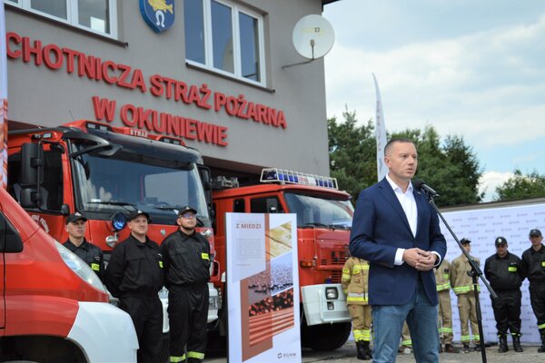 Ochotnicze Straże Pożarne otrzymają wsparcie od KGHM