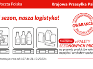 Poczta Polska z ofertą specjalną na przesyłki paletowe dla sektora rolno-spożywczego 