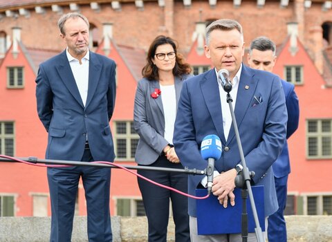 Waldemar Ossowski, dyrektor Muzeum Gdańska. 