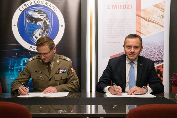 KGHM podpisał list intencyjny z Wojskami Obrony Cyberprzestrzeni (4)
