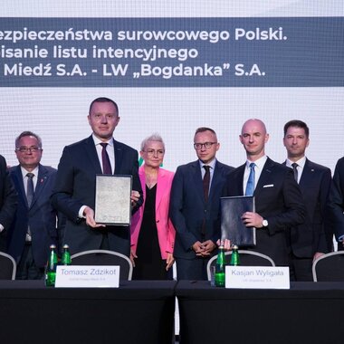 KGHM i Lubelski Węgiel „Bogdanka” podpisały list intencyjny o współpracy (1)