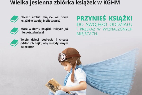 Wielka jesienna zbiórka książek w KGHM