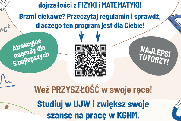 Akcja KGHM i UJW #MiedźMaturę - plakat