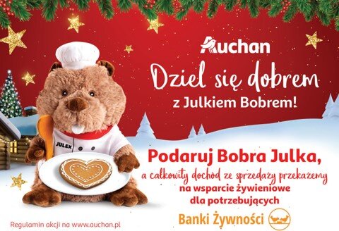 Auchan Dziel się dobrem z Julkiem Bobrem 09112023 (1)