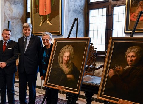 Prezentacja portretów Chodowieckich  fot Agnieszka Grabowska Muzeum Gdańska (8)