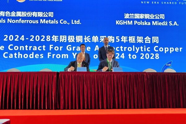 KGHM przedłuża kontrakt z China Minmetals (1)