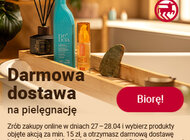 Weekend z darmową dostawą na produkty pielęgnacyjne