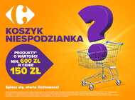 “Koszyki niespodzianki” powracają - 5 razy więcej koszyków i nowy asortyment w Carrefour