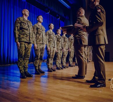 Żołnierze WOT mianowani na pierwszy stopień oficerski