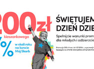 Świętujemy Dzień Dziecka!  Prezent od Banku Pekao – 200 zł kieszonkowego na start  i 7 proc. na koncie oszczędnościowym