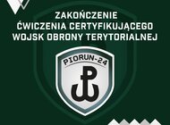 Zakończyło się ćwiczenie certyfikujące WOT p.k. „Piorun 24”