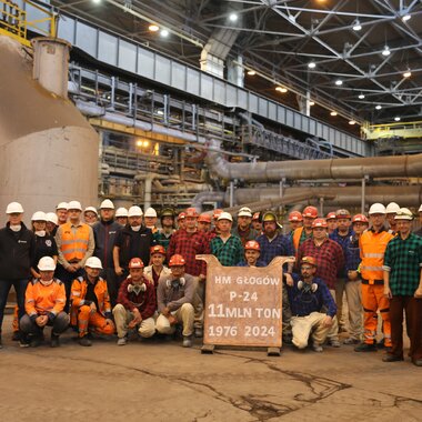 The Land of Eternal Castings at the Głogów Copper Smelter/Refinery celebrates 11 mln tonnes