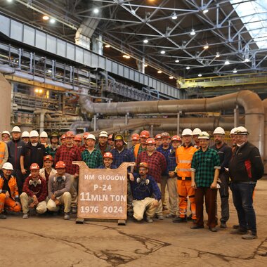 The Land of Eternal Castings at the Głogów Copper Smelter/Refinery celebrates 11 mln tonnes