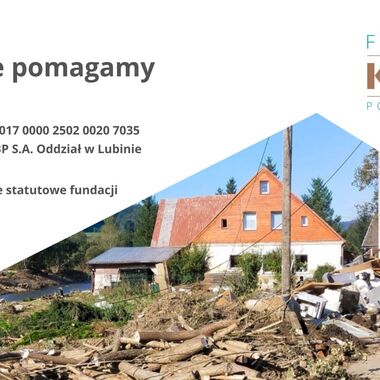 Apoyo de la Fundación KGHM Polska Miedź a las regiones afectadas por las inundaciones