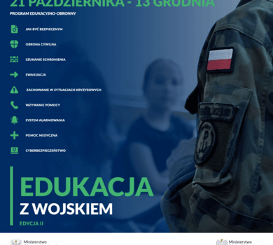 Bezpieczeństwo przede wszystkim- ruszyła druga edycja „Edukacji z wojskiem”