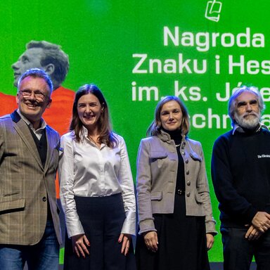 Robert Drogś, Natalia Wiercińska, Dominika Kozłowska i Jarosław Hrycak