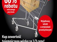 Tajemnicze wózki znów w Auchan