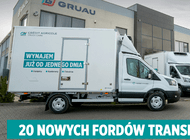 Ford Transit we flocie Truck Care.  20 modeli z zabudową izotermiczną trafia do oferty wynajmu krótkoterminowego