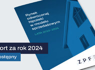 Rynek odwróconej hipoteki w Polsce. Średnia wartość nieruchomości w 2024 r. wyniosła 468,9 tys. zł