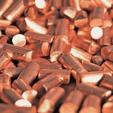 Copper granulate