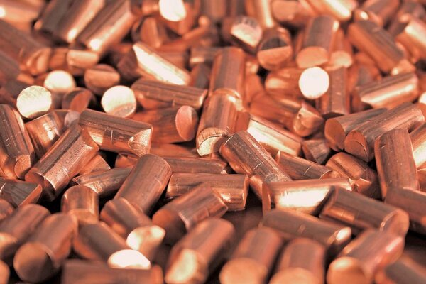 Copper granulate