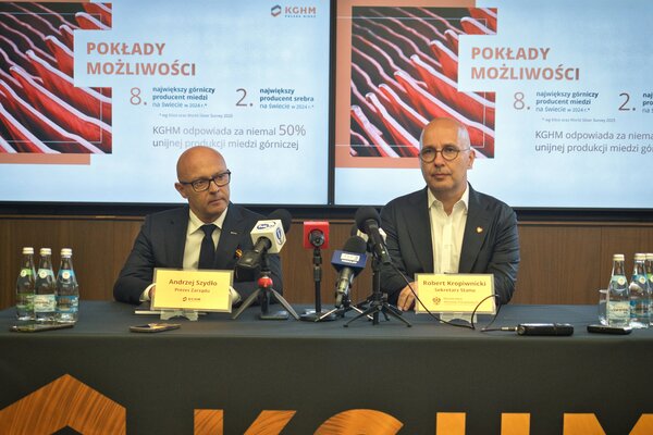 Briefing prasowy - Znaczenie nowej formuły podatku od wydobycia niektórych kopalin dla KGHM