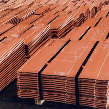 Los cátodos de cobre producidos en la Fundición de Cobre «Głogów» 