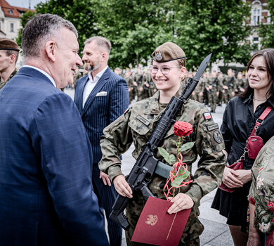 Przysięga wojskowa 17 Opolska Brygada OT, Opole