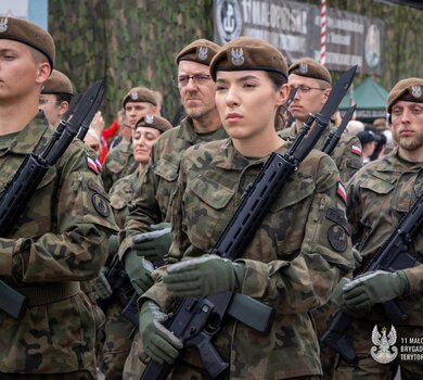 Przysięga wojskowa 11 Małopolska Brygada OT, Pobiednik Wielki