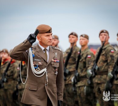 Przysięga wojskowa 11 Małopolska Brygada OT, Pobiednik Wielki