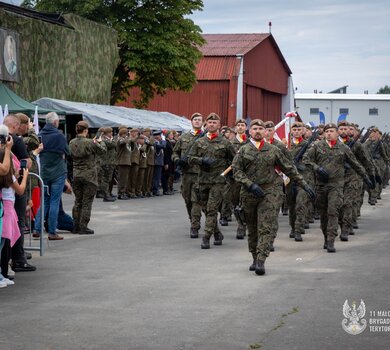 Przysięga wojskowa 11 Małopolska Brygada OT, Pobiednik Wielki