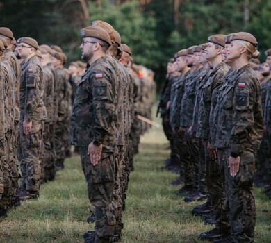 Przysięga wojskowa 18 Stołeczna Brygada OT, Palmiry