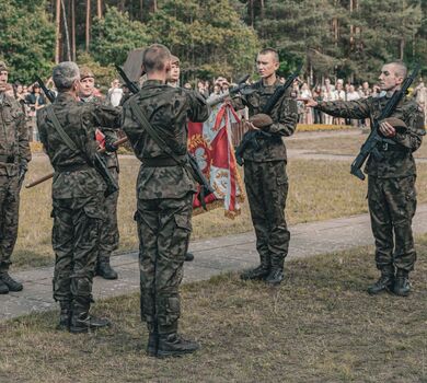 Przysięga wojskowa 18 Stołeczna Brygada OT, Palmiry