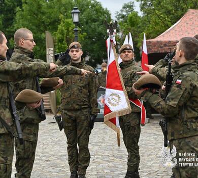 Przysięga wojskowa 9 Łódzka Brygada OT, Pabianice