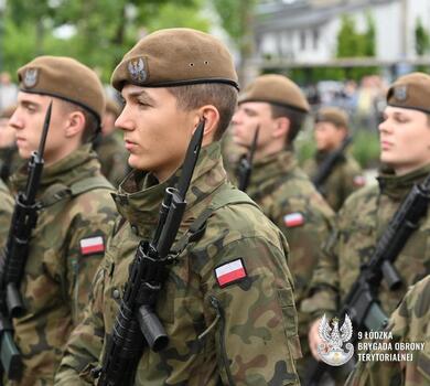 Przysięga wojskowa 9 Łódzka Brygada OT, Pabianice