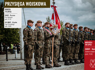 Przysięgi, awanse i wręczenie Chorągwi Wojska Polskiego