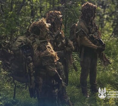 Żołnierz 5 Mazowieckiej BOT na międzynarodowych zawodach snajperskich w Finlandii