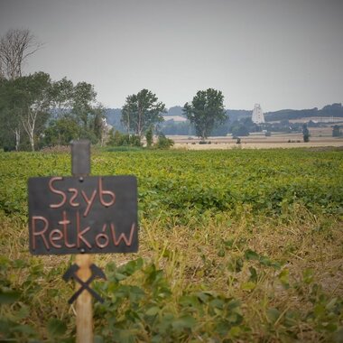 Miejsce głębienia szybu Retków