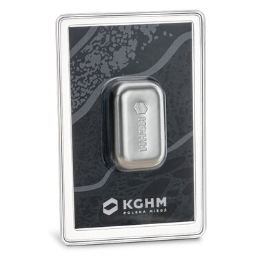 Silver bar from KGHM