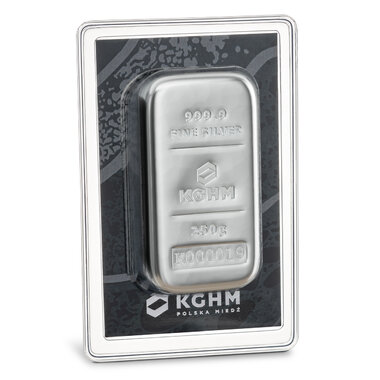 Silver bar from KGHM